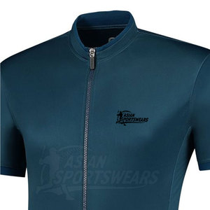 Maillot de cyclisme premium avec coupe ajustée, tissu 100 % polyester à séchage rapide pour la performance cycliste sur route des hommes - Product Image 5