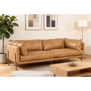 Loveseat 2 Seater Couch for Stylish Living Room Furniture Minimalist Sofa with Deep Comfortable <b>Cushions</b> - Product Image 3