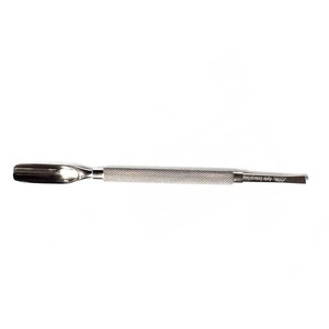 Spatule à cuticules professionnelle en acier inoxydable pour manucure, outil double creux pour nettoyage, repousse et façonnage des ongles - Product Image 2
