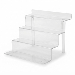 Custom Acrylic Modern Portable Clear Countertop Retail <b>Display</b> Stand with Easy Assembly - Product Image 1