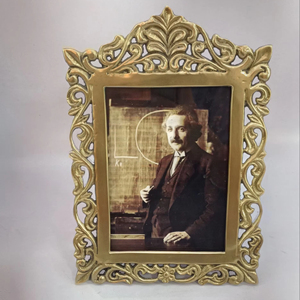 Luxury Style Top Selling Online Wedding <b>Photo</b> <b>Frame</b> Modern Brass Plated Metal Decorative Picture <b>Frame</b> - Product Image 3