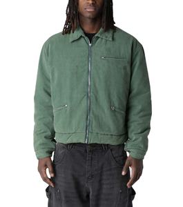 Veste en toile vintage personnalisée avec logo du fabricant, veste de travail d'hiver pour hommes, veste de mécanicien en toile lavée - Product Image 3