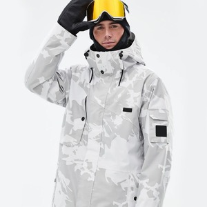 2025 Men's Water-Resistant Ski Jacket Detachable Hood Fleece Lining Stand Collar Windproof Mountain Wind Breaker All Sizes Fur - Product Image 1