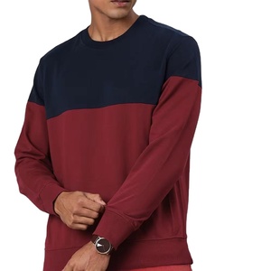 Sudadera de Cuello Redondo con Bloques de Color ROLIEN para Mujer, Corte Regular, Manga Larga, Tejido de Punto, Ropa Casual de Invierno, 100% Algodón - Product Image 3