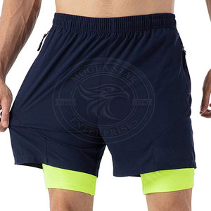 Adult <b>Men's</b> Solid Eco-Friendly Polyester/Cotton Fitness <b>Shorts</b> Quick Dry Breathable Flexible <b>Knee</b> <b>Length</b> <b>for</b> Fitness Studios - Product Image 6