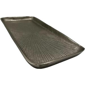 Bandeja Decorativa de Aluminio para Joyería, Bandejas de Servicio de Metal de Diseño Moderno de Grado Alimenticio para Servir Aperitivos y Bebidas, Suministros para Cafeterías - Product Image 5