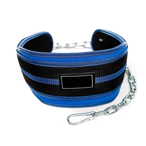 Fully Customizable Leather Weightlifting Dipping <b>Belt</b> With Steel Chain High-Quality Dip <b>Belts</b> with Chain for Weight Lifting - Product Image 2