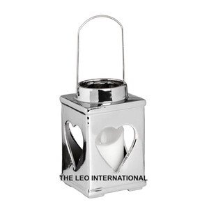 Pot à bougie moderne haut de gamme, design luxueux doré à feuilles, en béton, unique, pour la fabrication de bougies - Product Image 6