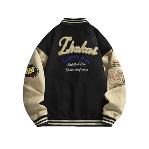 La Mejor Chaqueta Universitaria Personalizada, Chaqueta Letterman para Hombre y Mujer, de Lana y Cuero - Product Image 3