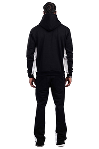 Conjunto deportivo cómodo con corte acampanado, tela suave, cintura con cordón ajustable y un diseño acampanado que realza la figura sin esfuerzo. - Product Image 4