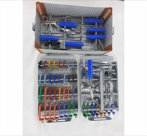 Instrumentos de Microcirugía, Cinturón Negro para Columna Vertebral, Juego de Retractores Cervicales y Lumbares ACD, Acero Inoxidable, Estuche de Aluminio, CE, Narham Enterprises - Product Image 1