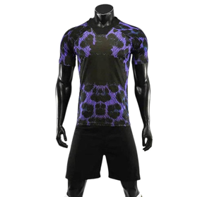 ชุดฟุตบอลชายแบบสั่งทำจากโรงงาน OEM พร้อมโลโก้พิมพ์ลายแบบ Sublimation และลายพิมพ์แบบ Heat Transfer สำหรับชุดทีม - Product Image 4