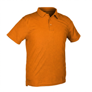 Polo à manches courtes pour homme, bleu marine, 100% coton, tricoté, décontracté, couleur unie, design respirant - Product Image 3