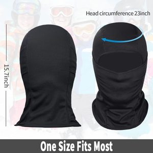 Tactical Snow Motorcycle Running Cold Weather Ski Mask Full Face Balaclava Hood - Product Image 3
