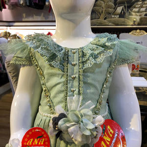 Vestido de algodón Jacquard con diadema para bebé y niña, nuevo diseño - Product Image 3