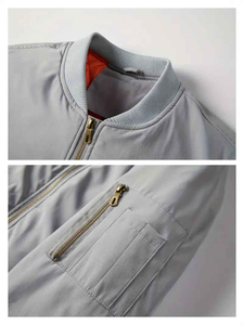 High Quality <b>Custom</b> Made Men's Vintage Bomber <b>Jacket</b> Logo Printed <b>Denim</b> <b>Jacket</b> Plus Size <b>Denim</b> Material <b>Jacket</b> Men - Product Image 4
