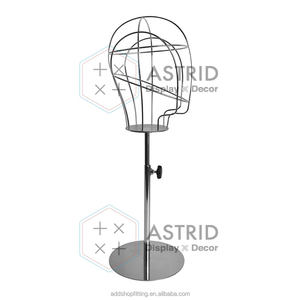 Astrid moda acero Metal cabeza duradera gorra de béisbol sombrero soporte de exhibición para tienda de ropa - Product Image 1