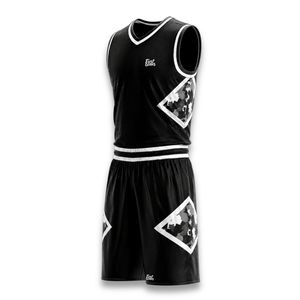 Conjunto de Camiseta de Baloncesto sin Mangas para Hombre First Choice, Cuello en V, Malla con Estampado de Camuflaje, Ropa Deportiva Transpirable, Servicio OEM - Product Image 3