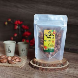 Dong Phu Premium Roasted Cashew <b>Nuts</b> 100g Wholesale Unshelled Zipper Bag Vietnam Organic Buttery Salty W240 12 Months Shelf Life - Product Image 4