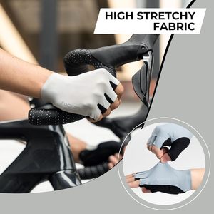 Gants de cyclisme unisexes à demi-doigts, respirants, antidérapants, absorbant les chocs, paume rembourrée, été, route, VTT - Product Image 2