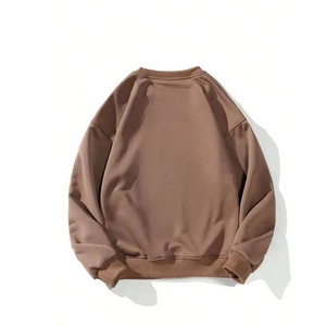 เสื้อสเวตเชิ้ตคอกลมผ้าฝ้ายแท้ 100% แบบเรียบ ไม่มีลาย สกรีนโลโก้ได้ตามต้องการ เสื้อสเวตเชิ้ตพื้นฐานสำหรับผู้ชายและผู้หญิง ราคาถูก - Product Image 6