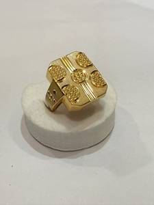 Anillo de Latón para Hombre, Moderno, Chapado en Oro de 18K, Joyería de Moda, Anillo Casual Vintage para Hombre, Regalo para Boda o Fiesta, Hecho a Mano - Product Image 1