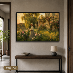 Meilleures ventes : Tableau mural vintage en toile, peinture sur soie, décoration intérieure élégante, art décoratif, origine Vietnam, marque HALO, OEM - Product Image 3