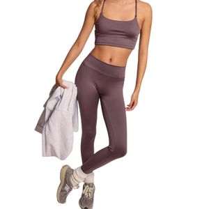 Sujetador deportivo de alto soporte para mujer, personalizado al por mayor, de poliéster, sin costuras, para gimnasio, fitness y running, tipo top. - Product Image 2