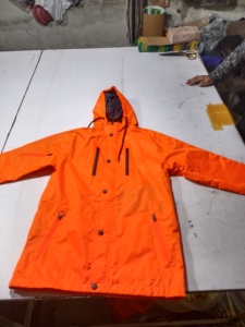 Hot Selling <b>Men's</b> Hooded Waterproof Parka Single Breasted <b>Rain</b> Jacket With Flap Pockets - Product Image 5
