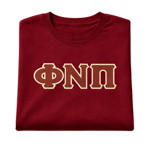 Camiseta de 3 Letras Kappa Alpha Psi Phi Nu Pi, Color Carmesí o Granate, Ropa de Fraternidad Griega con Diseño Clásico, Comodidad y Estilo Premium - Product Image 6