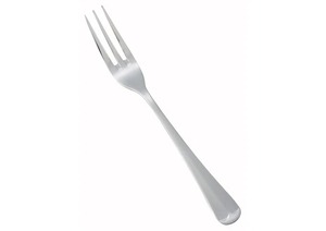 Fourchette à dîner en acier inoxydable, finition miroir, style simple, ustensile de table - Product Image 1