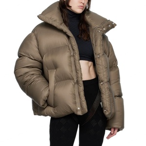 Veste d'hiver rembourrée en duvet, veste matelassée surdimensionnée en duvet pour femmes et filles - Product Image 1