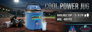 COOL POWER กระติกน้ำแคมป์ปิ้งพลาสติก 3/6 ลิตร พร้อมหูหิ้ว - Product Image 4
