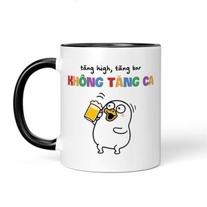 Taza de Café de Porcelana China Personalizada OEM/ODM con Pajita |   Diseño Minimalista |   Impresión de Logotipos |   Uso en Oficina y Hogar - Product Image 5