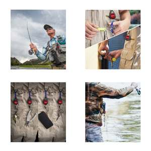 Porte-outils rétractable robuste en ABS pour pêche et badges, anti-perte, pour pinces, ciseaux, clés, activités de plein air - Product Image 6