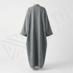 Abayas islamiques élégantes, jilbabs, khimars, robes musulmanes sur mesure pour femmes, tissu en mousseline, vêtements modestes, vente en gros - Product Image 2