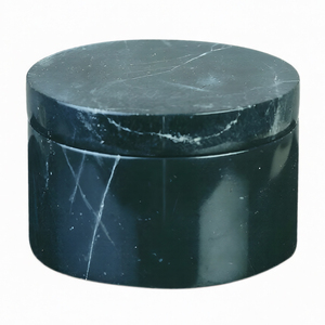 Services OEM : Pots et récipients en onyx et marbre naturels, finition lisse, pot et récipient en marbre noir pour la vente en ligne - Product Image 1