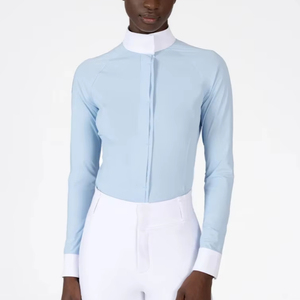 Chemise d'équitation pour femme, tissu doux de haute qualité, conçu pour un confort, une flexibilité et un look élégant. - Product Image 1