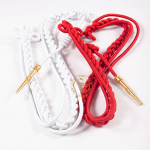 Cordons d'épaule et lanières de cérémonie en fil doré pour uniformes, couleurs personnalisées, en matériau recyclé - Product Image 5