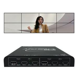 8K <span class=keywords><strong>2</strong></span>-in 4-out Multi-Screen <span class=keywords><strong>Expander</strong></span> avec pour et DP Entrées Pixel-to-Pixel Display Extender - Product Image 1