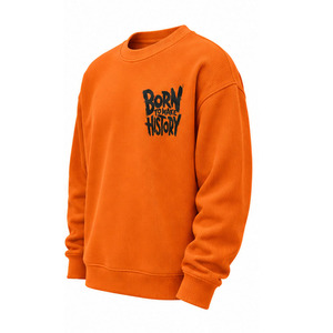 <b>Mens</b> Waffle Knit Sweatshirt Textured Long Sleeve Crewneck Casual Pullover <b>Thermal</b> <b>Top</b> Custom OEM Streetwear Manufacturer Factory - Product Image 3