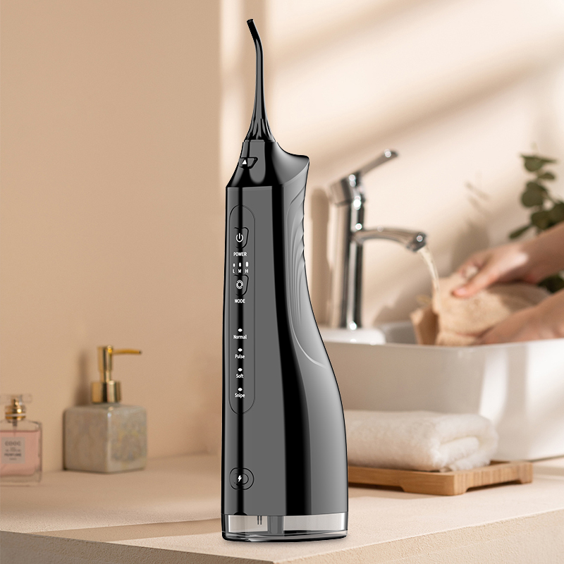 Sawgmore FC166 Water Flosser For Teeth/Braces, 600 Ml Large Capacity, 10 Adjustable Pressures, 8 Home Nozzles Oral Irrigator For Teeth Clean(Black