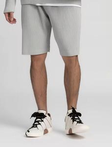 Pantalones Cortos Bermuda para Hombre, Cintura Elástica Media, 100% Algodón, Sólidos, Tejido Transpirable, Logotipo Frontal, Secado Rápido - Product Image 2