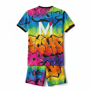 Ensemble de maillots de football sublimés de qualité supérieure avec panneaux en maille élastique, personnalisable avec logo et nom de marque, pour l'entraînement de football - Product Image 3