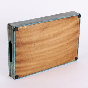 Plateau de rangement multifonctionnel moderne fait main avec incrustation de os et design mosaïque pour la décoration intérieure - Product Image 4