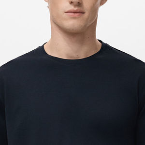 Precio de Fábrica para Compradores al por Mayor: Camiseta Básica Versátil para Hombre con Diseño de Logotipo Personalizable en Color Sólido 2026 - Product Image 2