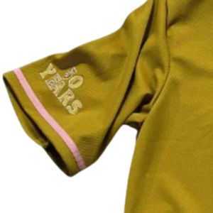 Golden Baseball <b>Shirt</b> Custom Team Uniform Short Sleeve Button Front Sports Jersey with Classic Design for Players Fans - Product Image 4