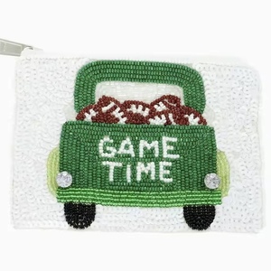 Preppy Coin Purse Beaded <b>Bag</b> Custom <b>Change</b> Purse Beaded Wallet Pouch Unique Birthday Gifts - Product Image 5