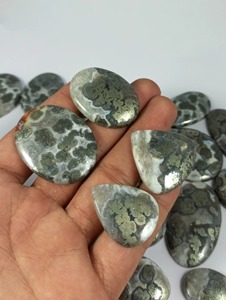 Cabochons en quartz marcasite naturelle, pierres précieuses en vrac, polies à la main, pour la lithothérapie, vente en gros - Product Image 4