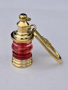 Brass Lantern Keychain Nautical Lantern <b>Key</b> chain Lamp Keyring <b>Key</b> <b>Tag</b> Gift - Product Image 4